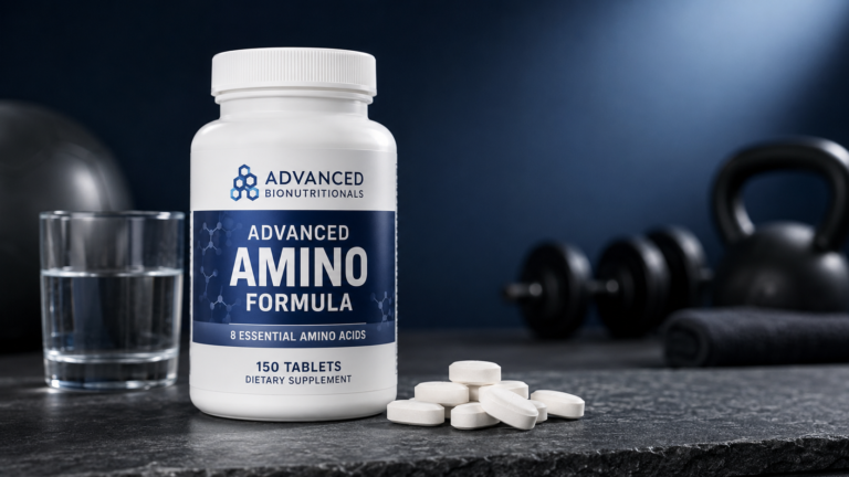 Advanced Amino Formula is a physical essential-amino-acid supplement from Advanced Bionutritionals. It provides eight free-form amino acids in a vegan tablet format and may help users supplement their dietary protein intake. Transparent serving information, bulk discounts and a 90-day satisfaction guarantee are positive features.