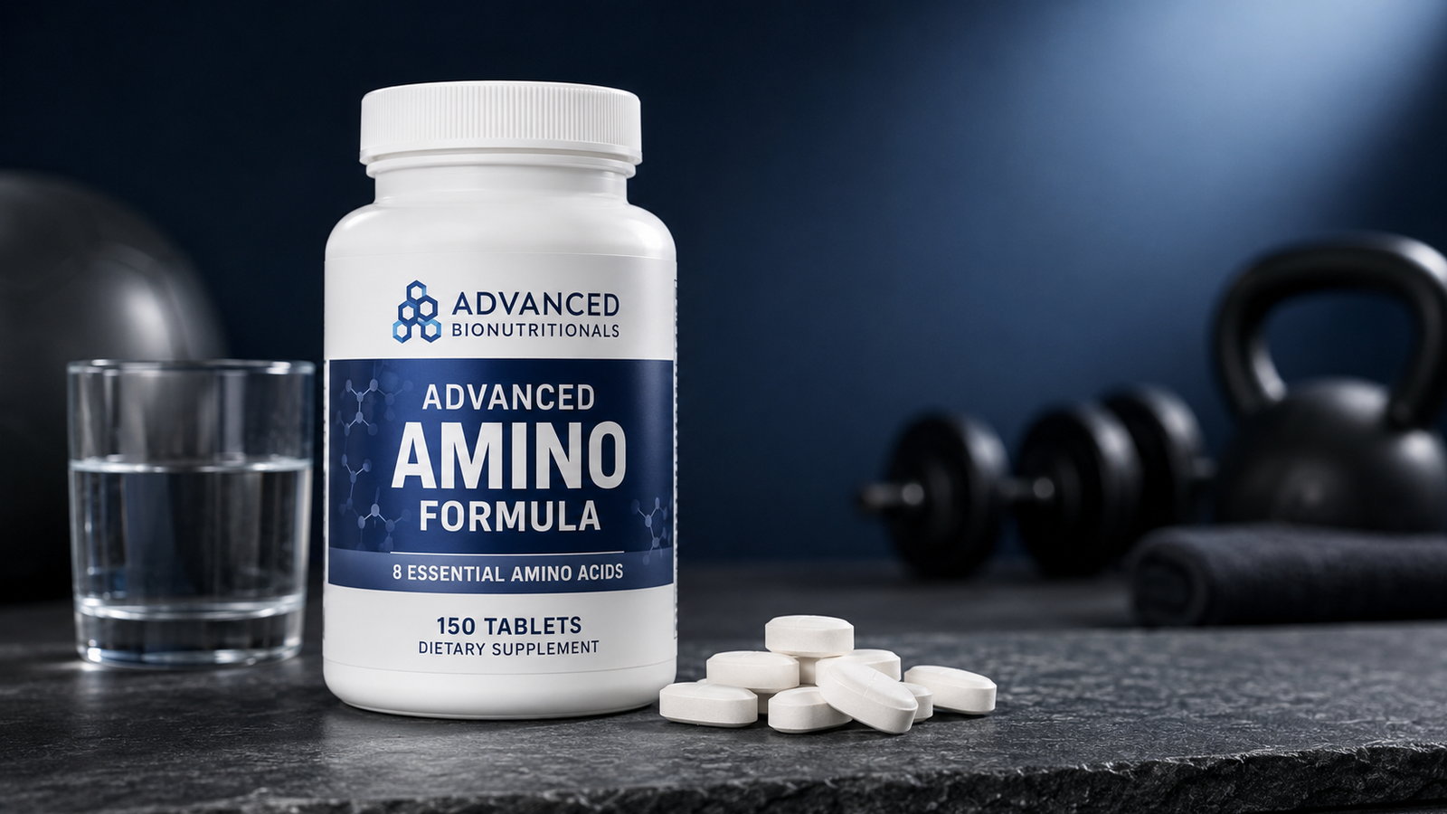 Advanced Amino Formula is a physical essential-amino-acid supplement from Advanced Bionutritionals. It provides eight free-form amino acids in a vegan tablet format and may help users supplement their dietary protein intake. Transparent serving information, bulk discounts and a 90-day satisfaction guarantee are positive features.