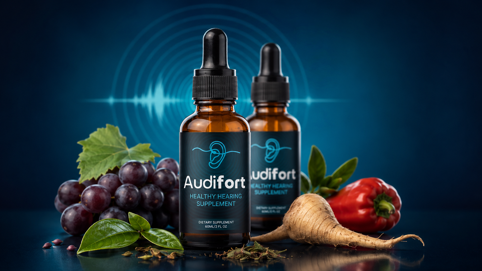 Audifort is a liquid dietary supplement marketed to support hearing health, mental clarity and general energy. Its easy-to-use dropper format, multi-bottle discounts and 90-day refund policy are positive features.