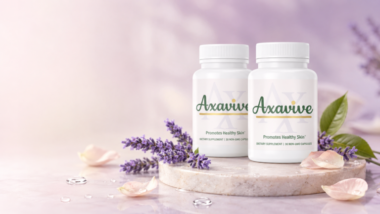 Axavive is an oral skin-support supplement containing a proprietary blend of six botanical ingredients. Its once-daily capsule and non-subscription purchasing model are convenient. However, individual ingredient amounts are not disclosed, the finished formula lacks independent clinical trials, and the minimum advertised package is relatively expensive.