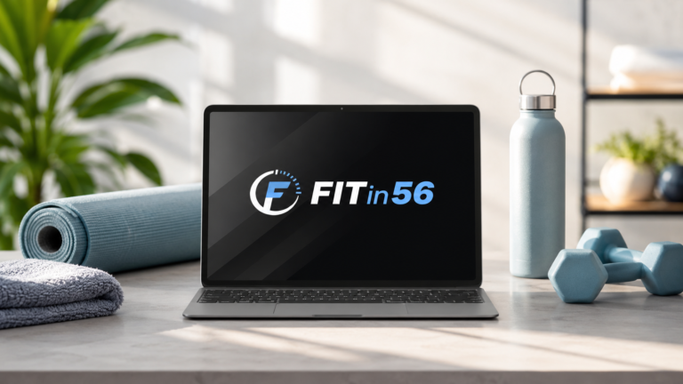 FITin56 is an online program that combines exercise instruction with nutrition guidance over a 56-day period.