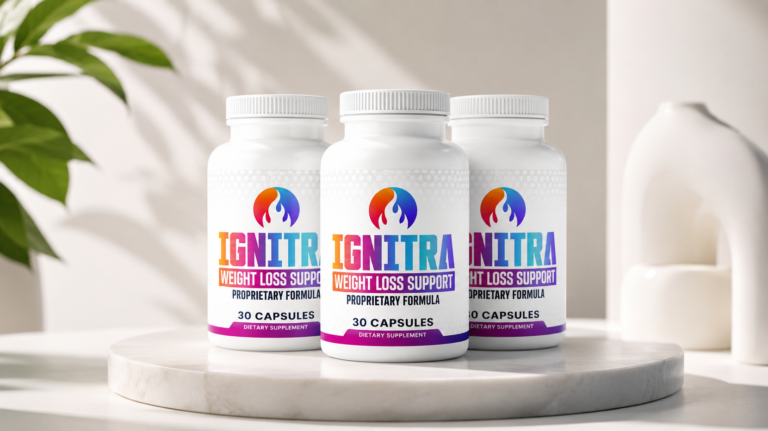 Ignitra is a plant-based dietary supplement marketed to support metabolism, energy, appetite control and healthy weight-management efforts. Its formula includes ingredients such as berberine HCl, konjac fiber, turmeric and prickly pear extract.